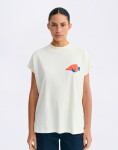 Thinking MU Volta trumpet patched Tee ECRU XS
