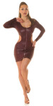 Sexy Koucla Langarm Minidress with cut outs Einheitsgroesse