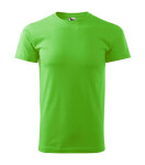 Základné tričko pánske jablkovo zelené 4XL
