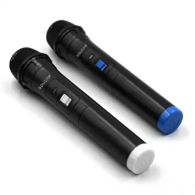 VocalDuo 2,4G čierna / Karaoke mikrofón / sada 2 ks / bezdrôtový / dosah 30 m (SQ1007)