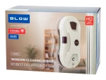 Blow Lumino biela / Robotický čistič okien / bezpečnostné lanko / postrek / 3 režimy (44-800#)