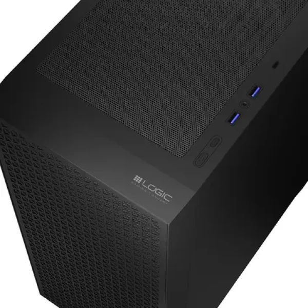 Logic Dart Pro SOLID Midi čierna / Skriňa / Midi Tower / ATX / USB-C 3.2 Gen 2 / 2x USB 3.0 / bez zdroja (AT-DART-PRO-SOLI-10)
