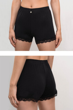 Vamp - Dámske jednofarebné šortky 16834 - Vamp black S