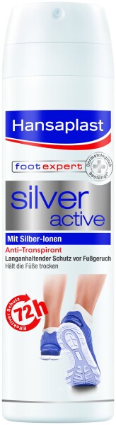 HANSAPLAST Sprej na nohy silver active 150 ml