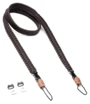 C-ROPE Traveler Dark Coffee / Popruh na fotoaparát / Paracord / 125 cm / nosnosť 40 kg (CRP-TRL-125-DCF)