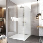 Mereo Sprchovací kút, Novea, štvorec, pivotový, 90x90 cm, chróm ALU, sklo Číre CK12923ZVR