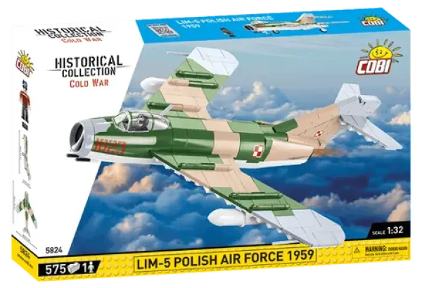 Cobi 5824 Poľský stíhací letou Lim-5 Polish Air Force 1959