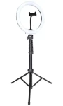 Rollei LUMIS Comfort Ring Light Bi-Color / LED svetlo / 120x LED / 10W / 3200/4500/5500K / statív / diaľkové ovládanie (28585-RL)