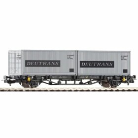 Piko 57747 Plošinový vagón Lgs579 2x20ft kontajner Deutrans DR IV