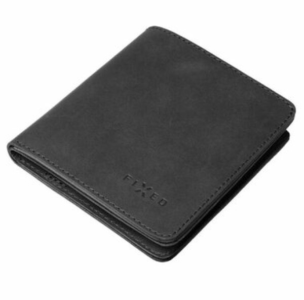 FIXED Kožená peňaženka Classic Wallet z pravej hovädzej kože čierna (FIXW-SCW2-BK)