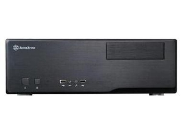 SILVERSTONE SST-GD05B Grandia / PC Skriňa / micro-ATX / USB 3.0 / bez zdroja / čierna (SST-GD05B USB 3.0)