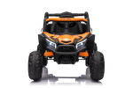 Mamido Mamido Elektrické autíčko Buggy Madman biele | UTV-MX 4x4 | EVA kolesá | 12V 10Ah | EKO koža