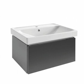 Kúpeľňová skrinka s umývadlom SAT Feel 60x30x46 cm antracit mat SATFEEL60ANTU5 SATFEEL60ANTU5