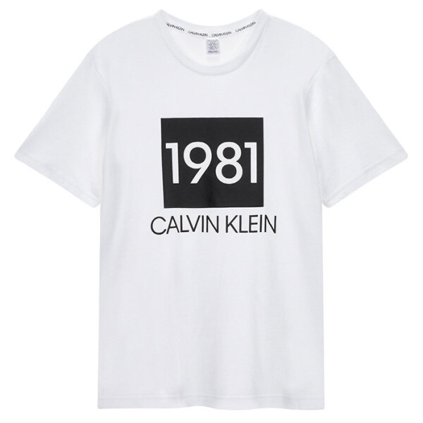 Dámske tričko s krátkym rukávom QS6343E-100 - Calvin Klein M