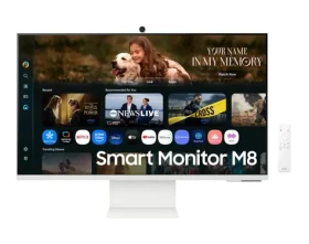 32" Samsung SMART M8 M80F biela / SMART monitor / VA / 3840x2160 / 4ms / 400 cd/m2 / HDR10+ / HDMI / Wi-Fi 5 / Tizen (LS32FM801UUXDU)