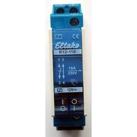 Eltako R12-110-12V spínacie relé, 12 V, 8 A, 1 spínací, 1 rozpínací, Piece, 1 ks; 22110011