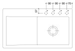 VILLEROY & BOCH VILLEROY & BOCH - Keramický drez Subway Style 50 White alpín nadstavný 900 x 510 bez excentru 335101R1