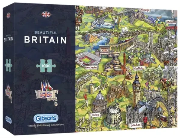 GIBSONS Puzzle Nádherná Británia