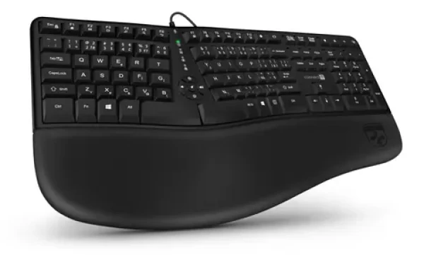 CONNECT IT FOR HEALTH ERGO ergonomická klávesnica CZ SK čierna