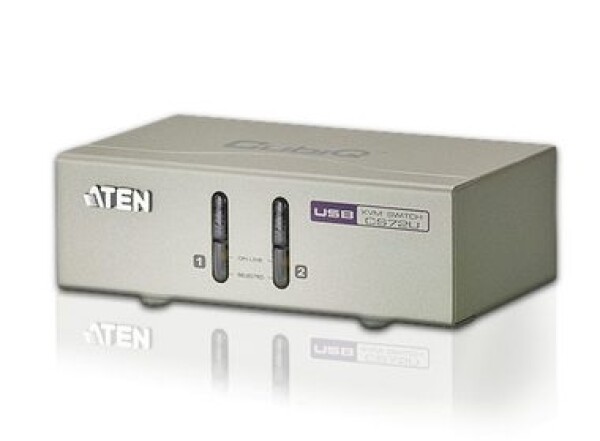 ATEN CS-72U / 2-port KVM USB / audio 2.1 / vrátane káblov (CS-72U)