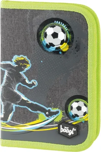 BAAGL Školský peračník klasik Futbal / 20x15x3 cm (A-5315)