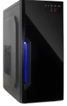 Inter-tech B-42 čierna / Skriňa / Midi-Tower / ATX / modré LED podsvietenie / bez zdroja (88881307)