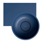 OMNIRES - OVO M+ umývadlo na dosku/závesné - ľavé, 33 x 34 cm, midnight blue mat; OVO335UWLMB