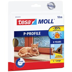 Tesa P-PROFILE 05395-00101-00 tesniaca páska tesaMOLL® hnedá (d x š) 10 m x 9 mm 1 ks; 05395-00101-00