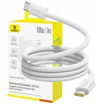 Baseus USB-C - USB-C 1 m biela / Dátový kábel / USB-C (6932172691370)