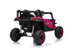 Mamido Mamido Elektrické autíčko Buggy Madman ružové | UTV-MX 4x4 | EVA kolesá | 12V 10Ah | EKO koža