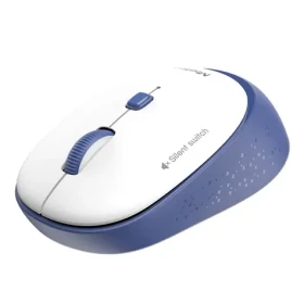 Meetion R571 bielo-modrá / Myš / Bezdrôtová 2.4 GHz / 1600 DPI / 4 tlačidlá (R571)