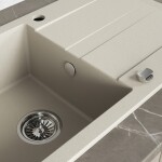 Kuchinox - SHIRE granitový drez 1-kom s odkvapkávačom SBS_411Y