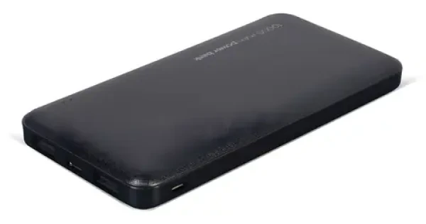 Gembird PB10-02 10000 mAh čierna / Powerbanka / USB-C vstup / 2x USB-A výstup / LED indikátor (PB10-02)