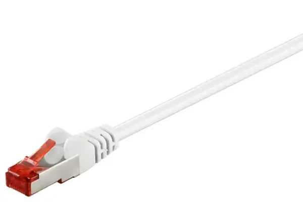 Goobay CAT6 biela / Sieťový kábel / S/FTP / RJ-45 / 15 m (93504)