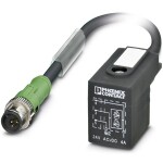 Sensor/Actuator cable SAC-3P-MS/ 0,3-PUR/BI-1L-Z SCO 1435137 Phoenix Contact; 1435137