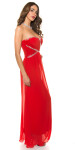 Red-Carpet-Look! sexy Koucla evening Goddess-dress white L