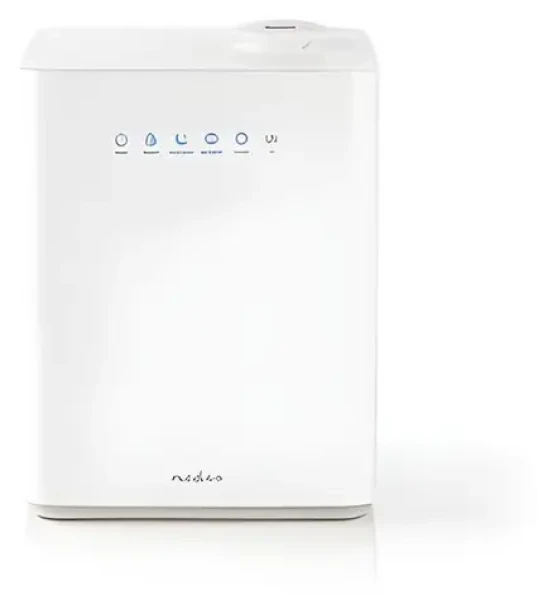 Nedis Zvlhčovač vzduchu biela / 30 W / Chladná hmla / UV lampa / Plazma / 5,5 l (HUMI140CWT)