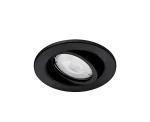 Philips Fresco čierna / Vonkajšie zápustné svietidlo / GU10 / LED 4,6 W / 2700K / IP23 (929003363501)