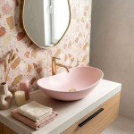 REA - Umývadlo na dosku ROYAL Powder Pink Matt 61x35 REA-U6374