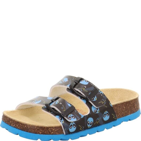Chlapčenské korkové šľapky Superfit FOOTBAD Black/Multicolored 1-800111-0060 - 34