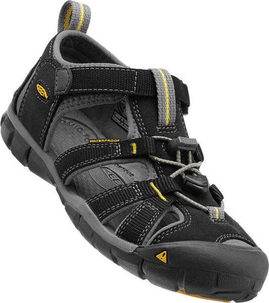 Detské sandále SEACAMP II CNX, black/yellow, Keen, 1012064, černá - 29