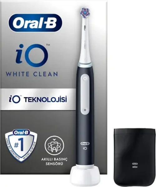Oral-B iO White Clean čierna/biela / Elektrická zubná kefka (iO White Clean)