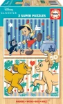 Educa Drevené puzzle Disney klasika