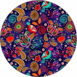 Jedlý papier, farebný folklórny vzor, 19,5 cm - Pictu Hap