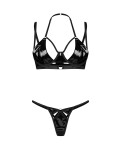 Dámsky sexy set Keira Lise black - Obsessive L/XL