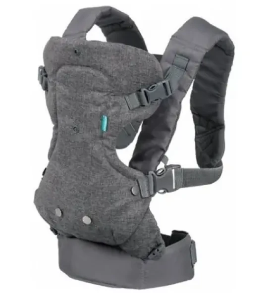Infantino Flip Advanced 4in1 detské nosítko čierna / nastaviteľné / nosnosť 14.5 kg / 0+ rokov (1505204N)