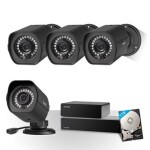 ZMODO ZS-2004-B-1TB / sPoE / 8CH NVR / 4x 1080P IR IP CAM / 1TB HDD / čierna (UMNP10070)