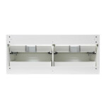 Kúpeľňová skrinka s umývadlom SAT B-Way 119x50x45 cm biela lesk BWAY2120WU2BI BWAY2120WU2BI