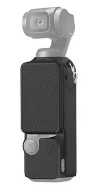 Puluz Silikónové puzdro so šnúrkou čierna / Puzdro / pre DJI OSMO Pocket 3 / silikón (PU998B)