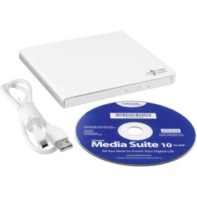 HL Data Storage GP57EW40.AHLE10B externá DVD napaľovačka Retail USB 2.0 biela; GP57EW40.AHLE10B